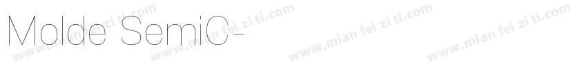 Molde SemiC字体转换